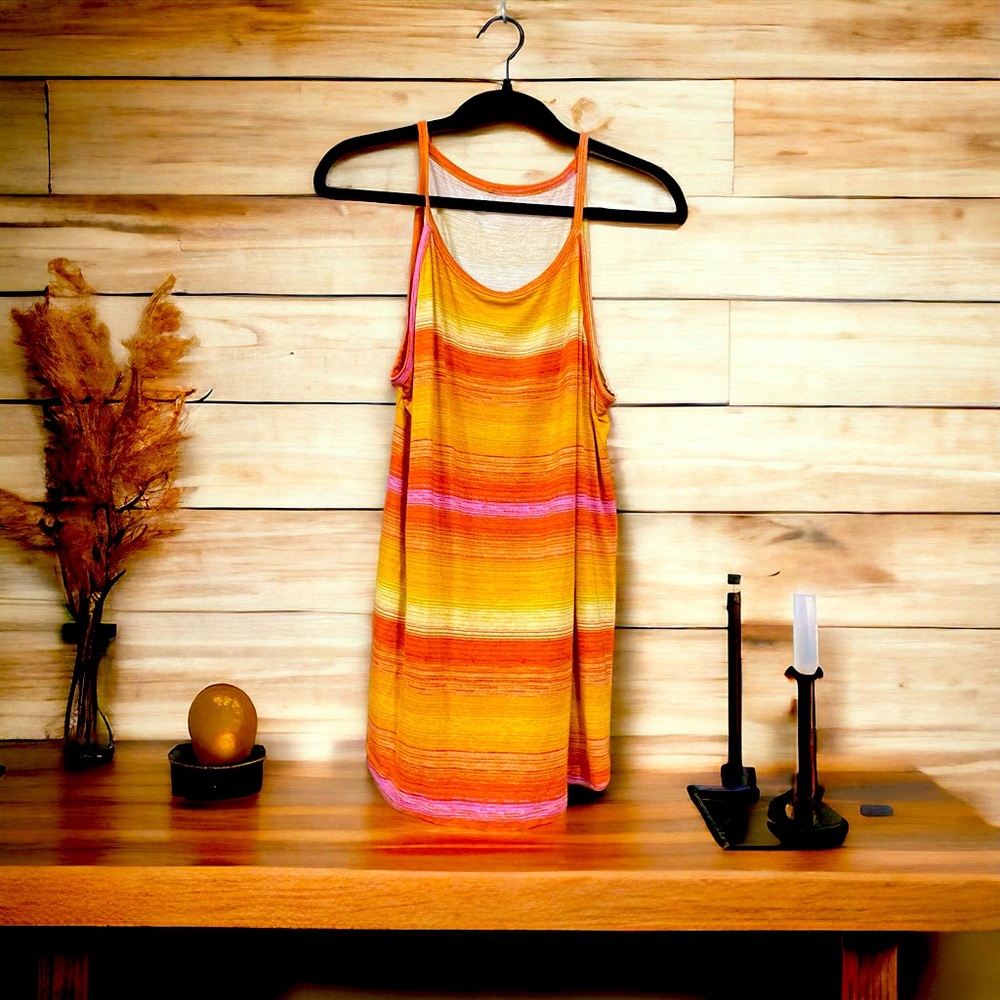 24/7 Sunset Tie Dye Tank Top (Size XL)